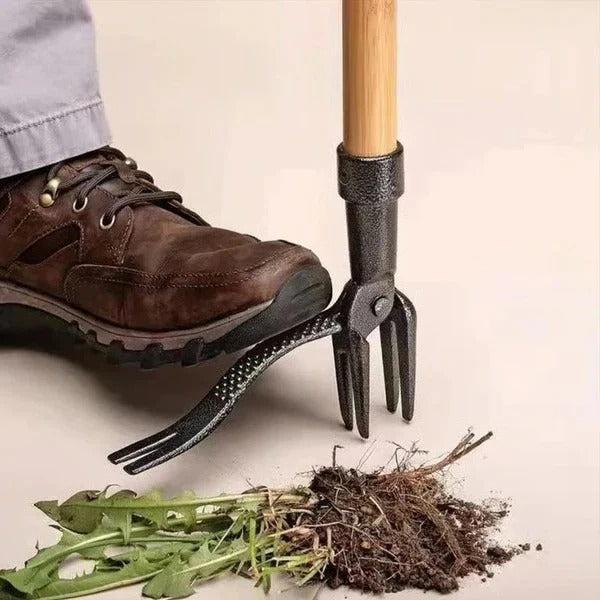 Ergonomic Garden Weeder with 4 Claw Grip - Ortekor