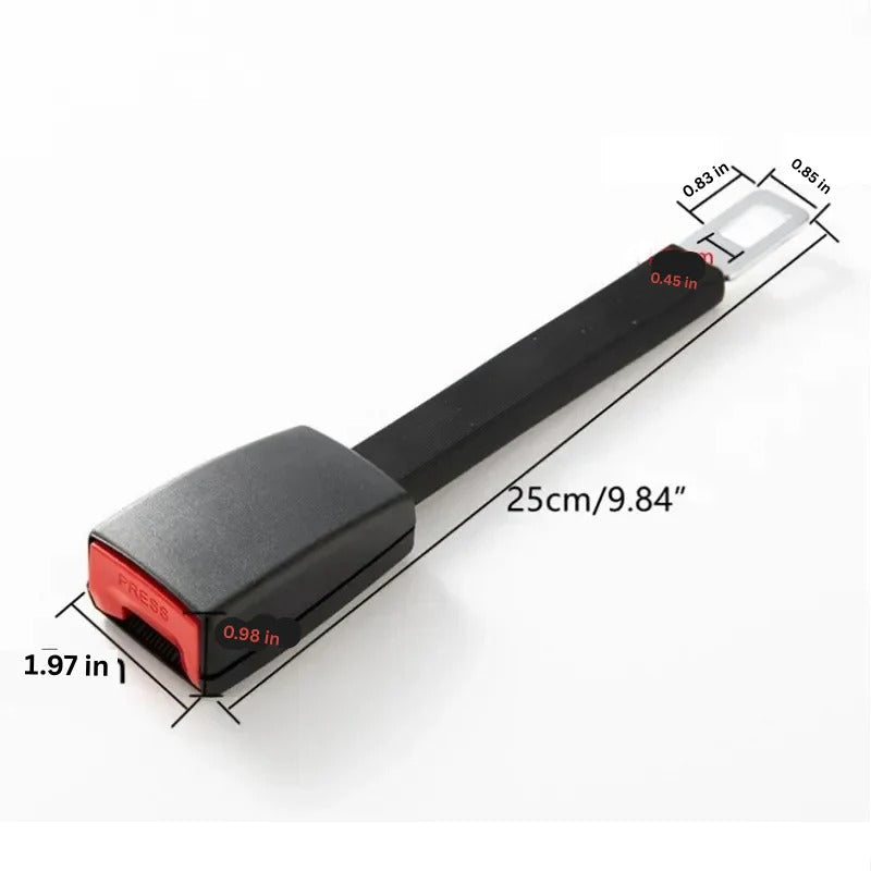 Easy Fit Seat Belt Extender with Rigid Post