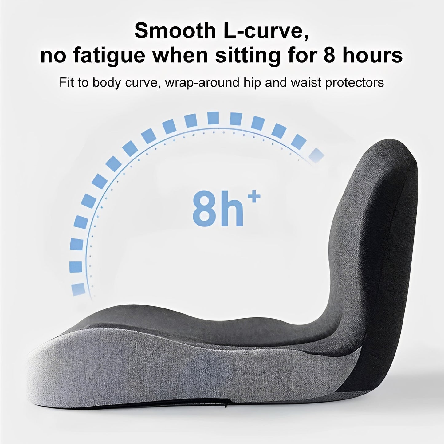 Comfortable Back Support Seat Cushion with Memory Foam