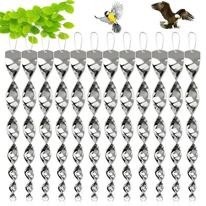 Outdoor Bird Repellent Rod with Shiny Reflective Coating