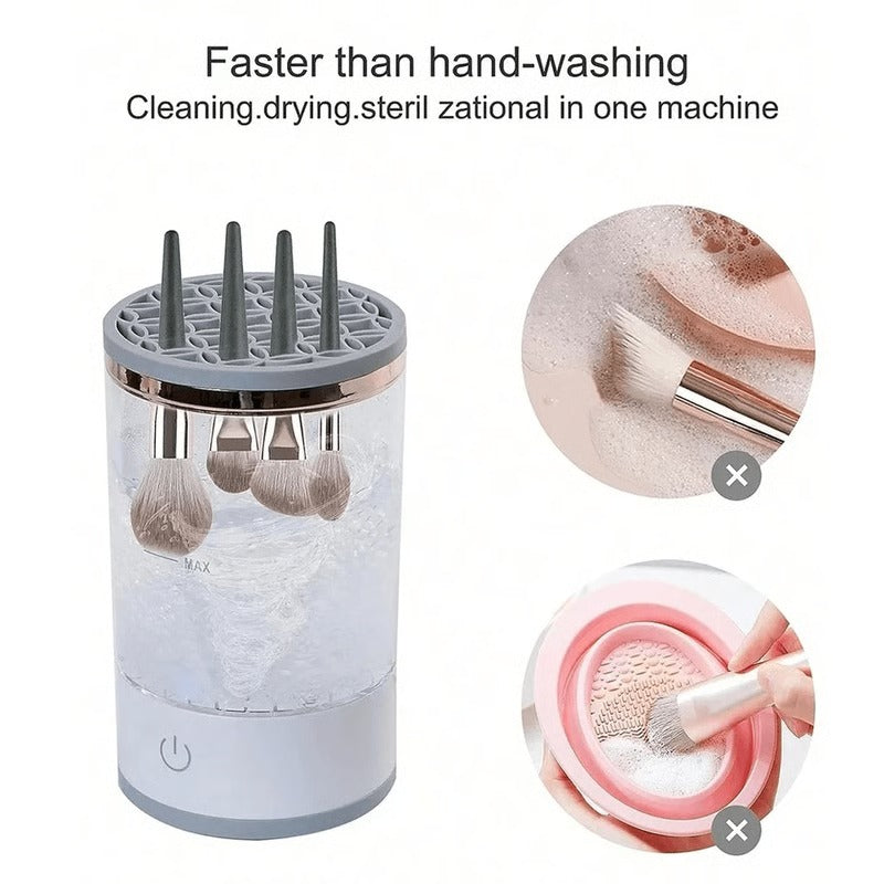 Easy Makeup Brush Cleaner with Advanced Cleaning Tool
