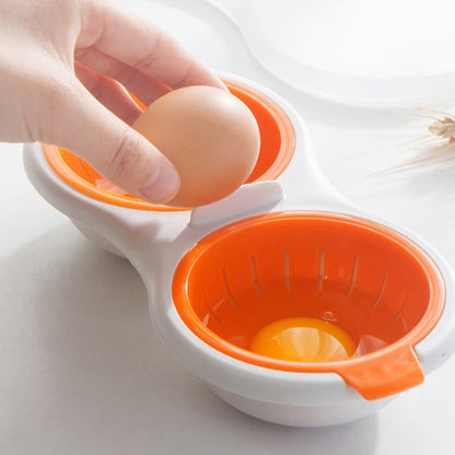 Easy Microwave Egg Poacher and Scrambler