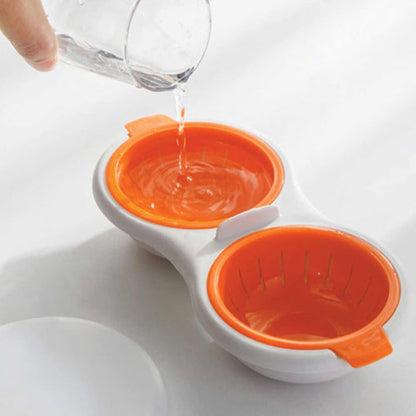 Easy Microwave Egg Poacher and Scrambler