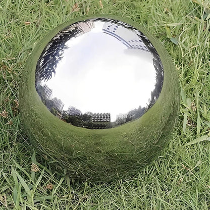Metallic Mirror Garden Ball Ornaments for Outdoor Decor
