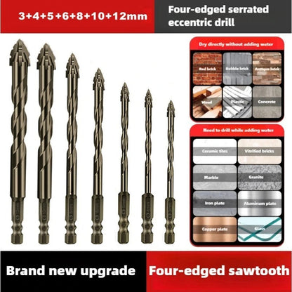High Performance 4 Edge Drill Bit for Tough Materials