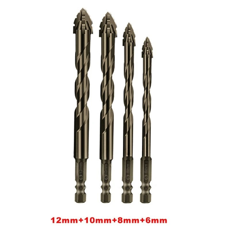 High Performance 4 Edge Drill Bit for Tough Materials