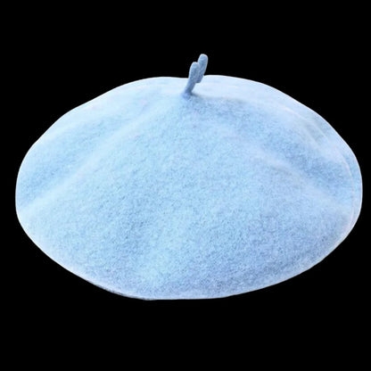Soft Woolen Beret Hat for Women and Girls