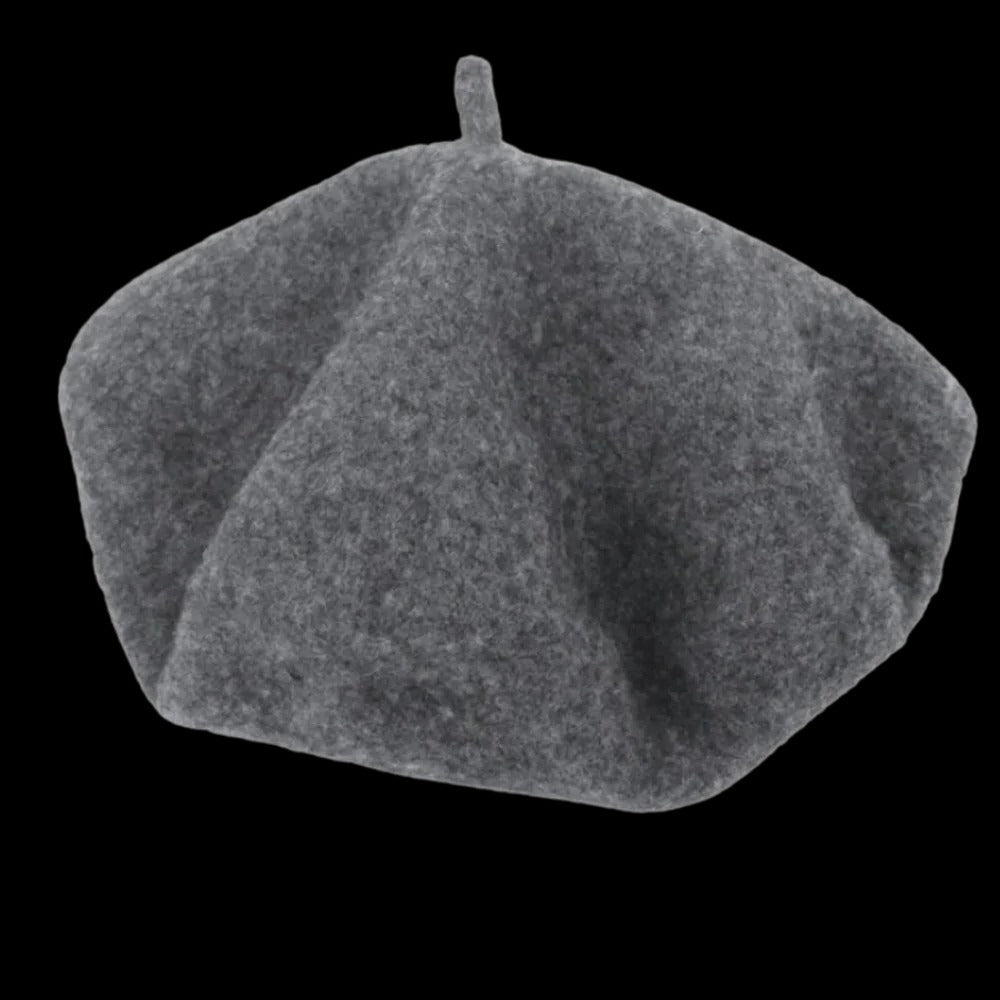 Soft Woolen Beret Hat for Women and Girls