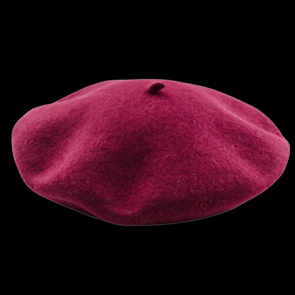 Soft Woolen Beret Hat for Women and Girls