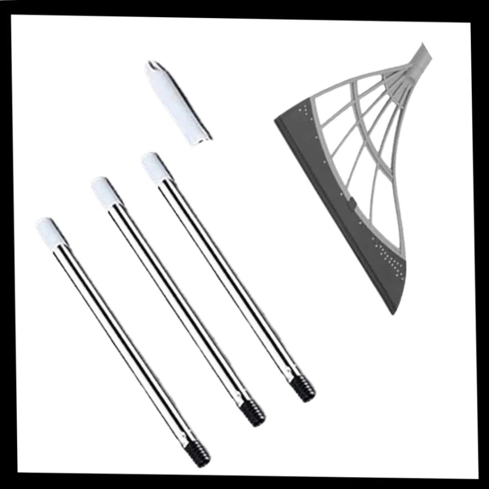 Extendable Handle Rubber Floor Broom