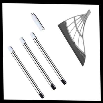 Extendable Handle Rubber Floor Broom