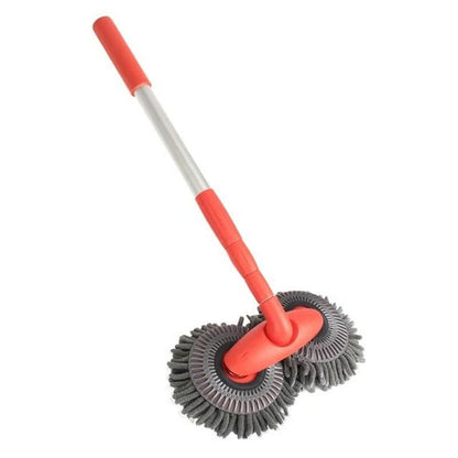 Extendable Auto Wash Mop with Long Pole and Spin Head