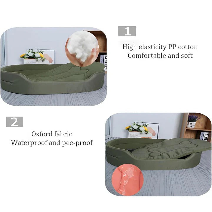 Eco Friendly Dog Bed Made with Reusable Materials
