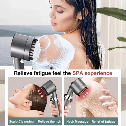 Powerful Shower Head with Concentrated Jet Spray