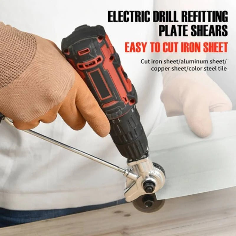 Heavy Duty Drill Metal Cutting Attachment