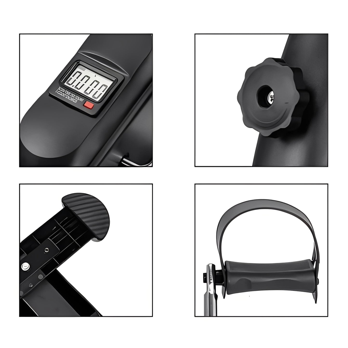 Compact Mini Pedal Exerciser with LCD Display