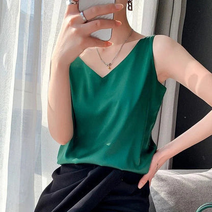 Basic Sleeveless Women's Layering Tank Top