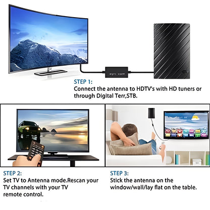 HD TV Indoor Antenna with UHF and VHF Signal