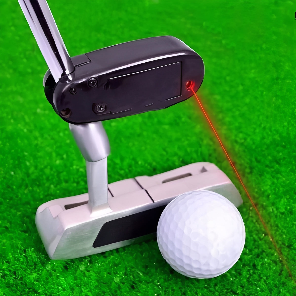 Accurate Golf Putting Laser Aid with Aligning Guide Line