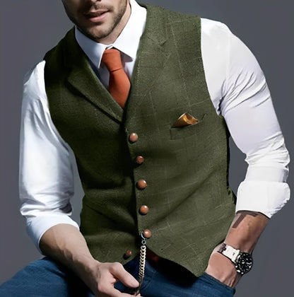 Classic Formal Vest with Fitted Design