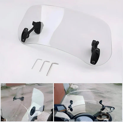 Universal Bike Windshield Extension Kit with Easy Mount