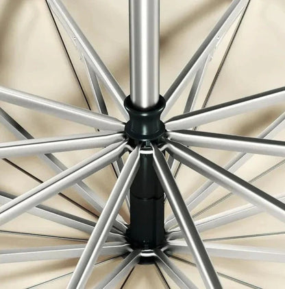 Compact Umbrella with Safety Rim and Comfort Grip