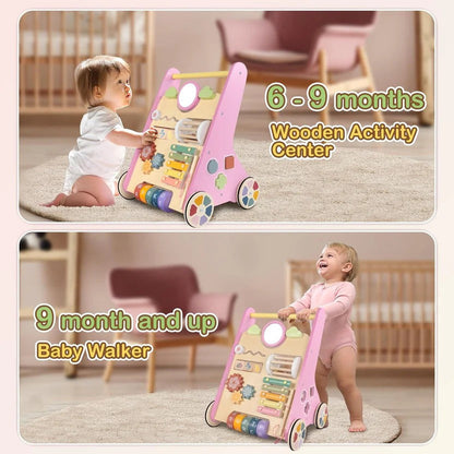 Baby Learning Walker and Play Center