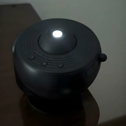 Cosmic Night Light Projector with Rotating Globe