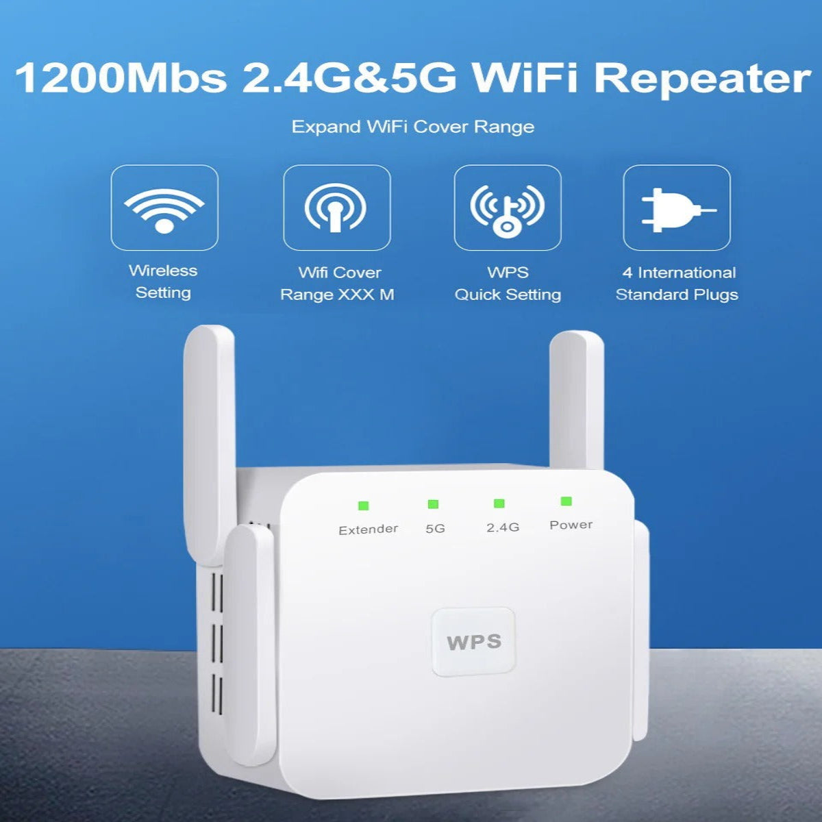 Long Range WiFi Booster and Cell Signal Amplifier