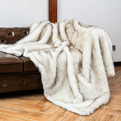 Soft Faux Fur Throw Blanket