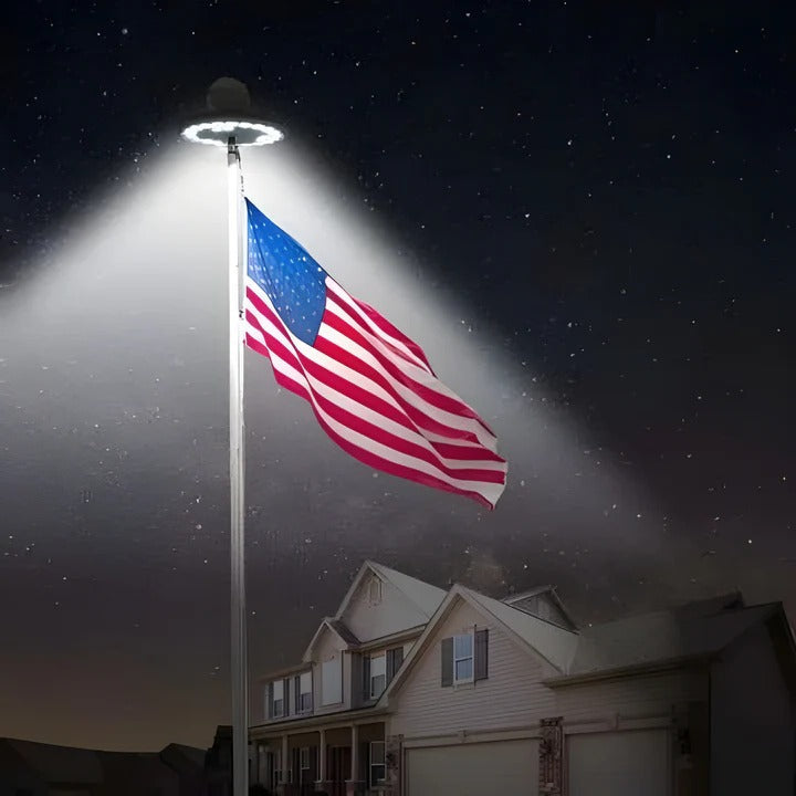 Bright Outdoor Flag Pole LED Lighting Kit