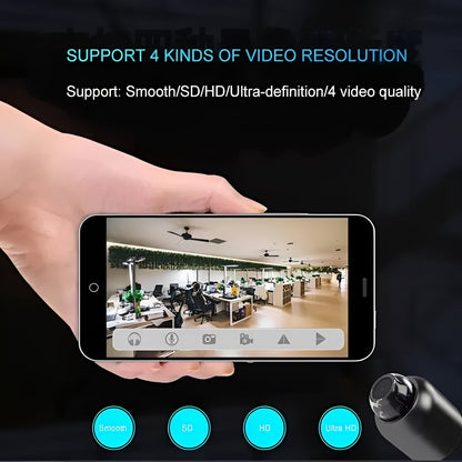 Compact HD Security Camera with Motion Alert