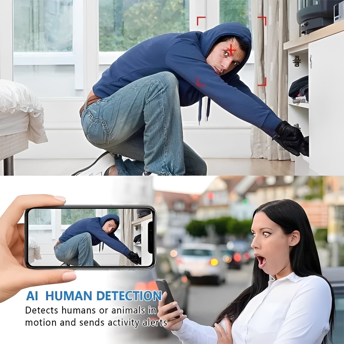 Compact HD Security Camera with Motion Alert
