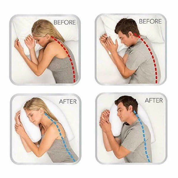 Contour Memory Foam Side Sleeping Pillow