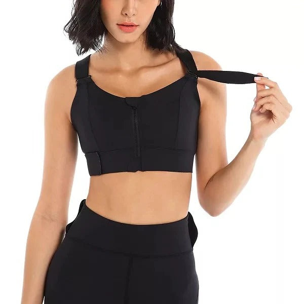 Comfortable Fitness Bra with Customizable Straps