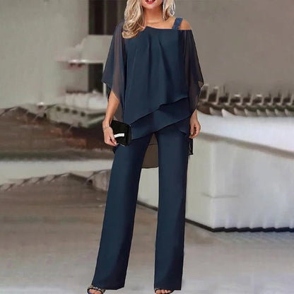 Trendy Off Shoulder Ladies Suit - Ortekor