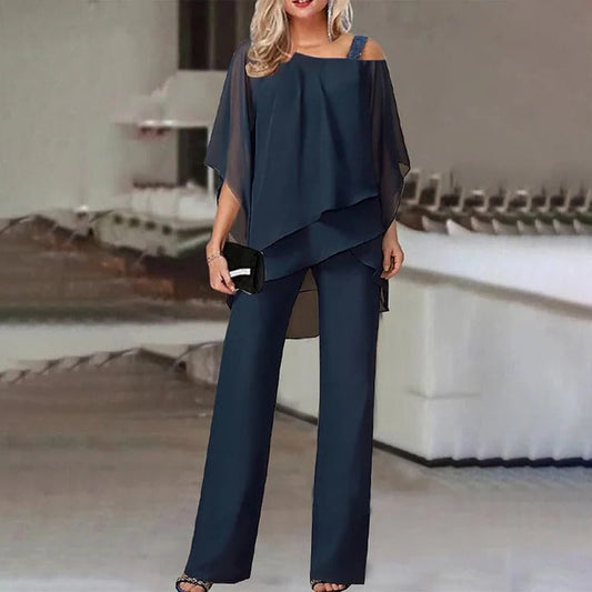Trendy Off Shoulder Ladies Suit - Ortekor