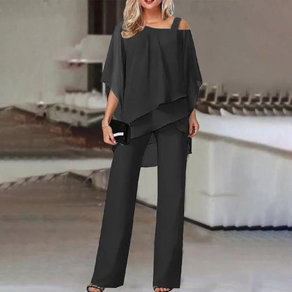 Trendy Off Shoulder Ladies Suit