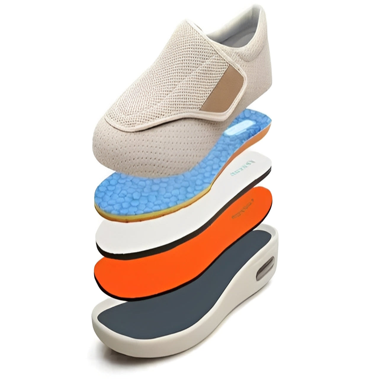 Comfortable Roomy Shoes with Soft Memory Foam Insoles