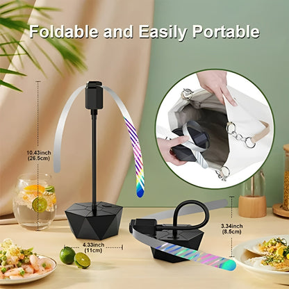 Compact Rechargeable Fly Repellent Fan