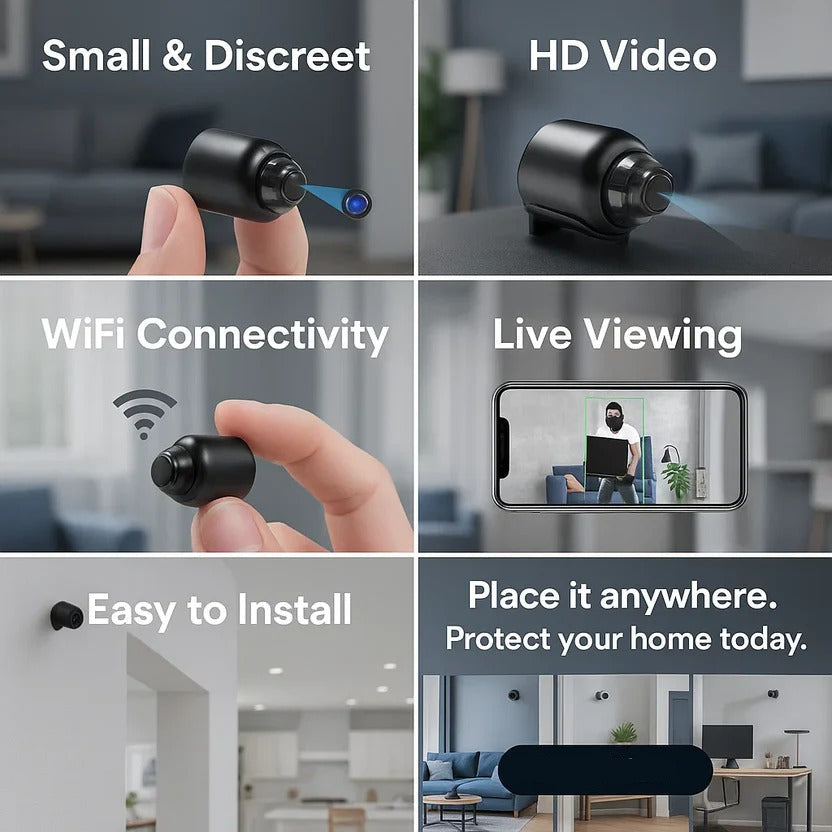 Wireless Home Security Camera and Mini IP Cam