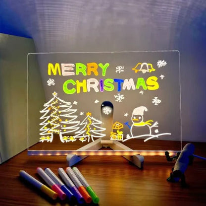 Glowing Clear Sign and LED Display Board