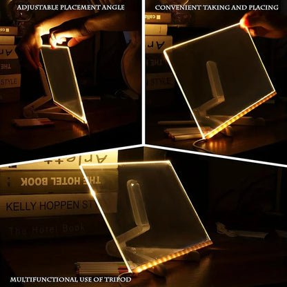 Glowing Clear Sign and LED Display Board