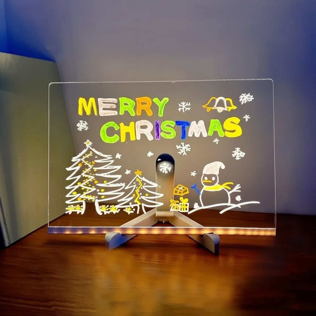Glowing Clear Sign and LED Display Board