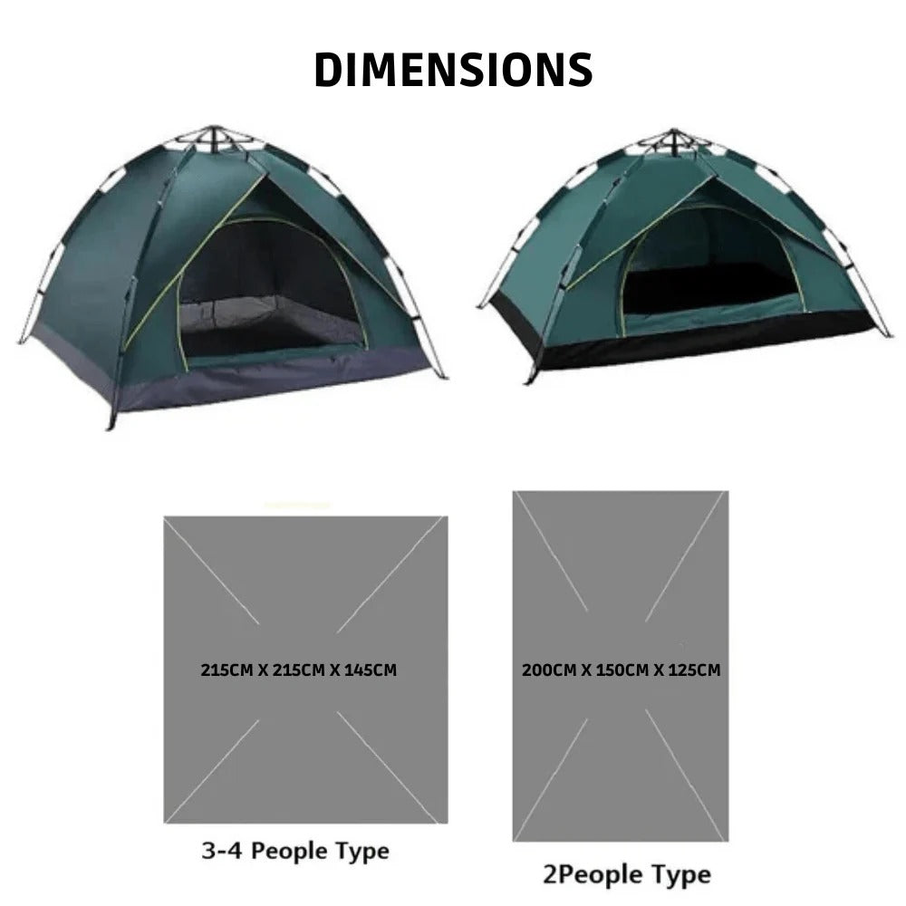 Easy Setup Portable Camping Pop Up Tent
