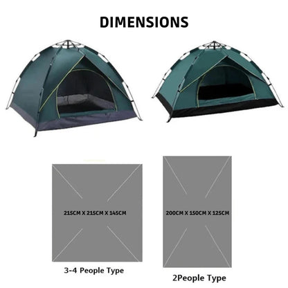 Easy Setup Portable Camping Pop Up Tent