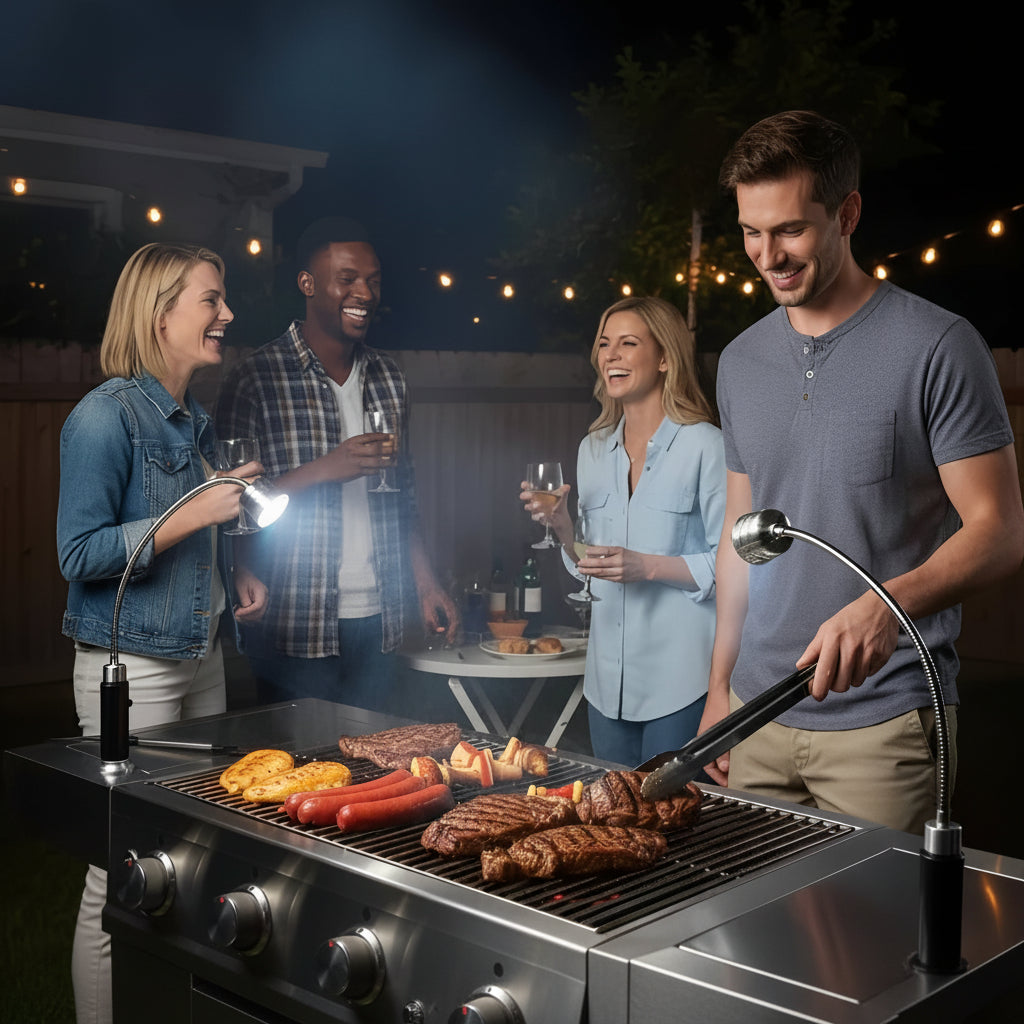 Bright Patio Grill Lamp and BBQ Magnetic Light