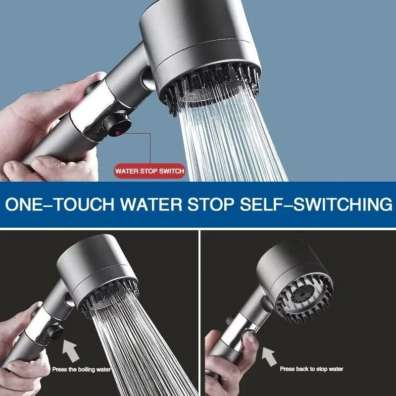 Water Saving Shower Head with Filter and Massager
