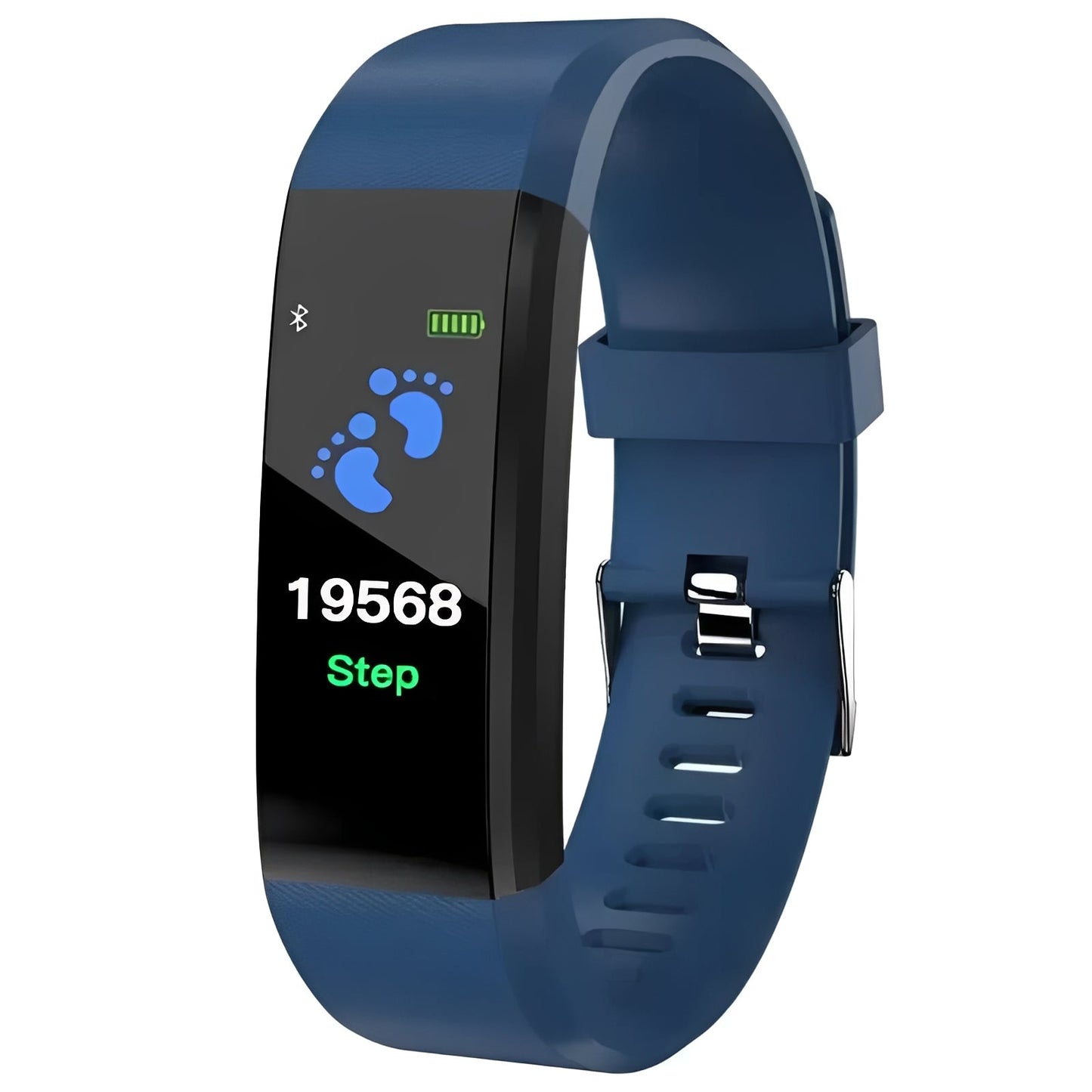 Sporty Fitness Tracker with Heart Rate Monitor Digital Screen