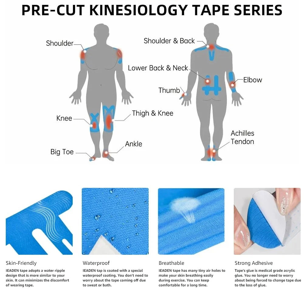 Strong Athletic Tape for Knee Injury Support
